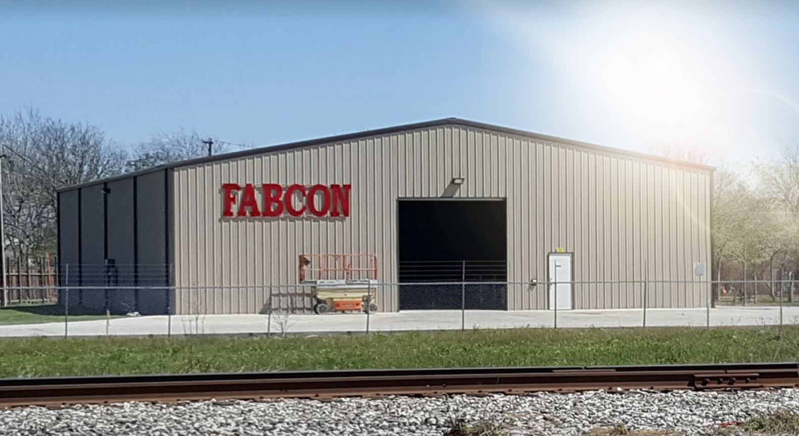 Fabricated metal work at the Fabcon Industrial shop